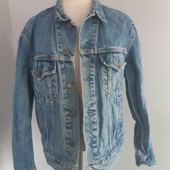 Levi Strauss & CO men's Vintage denim jacket Size 40 - Picture 1 of 8